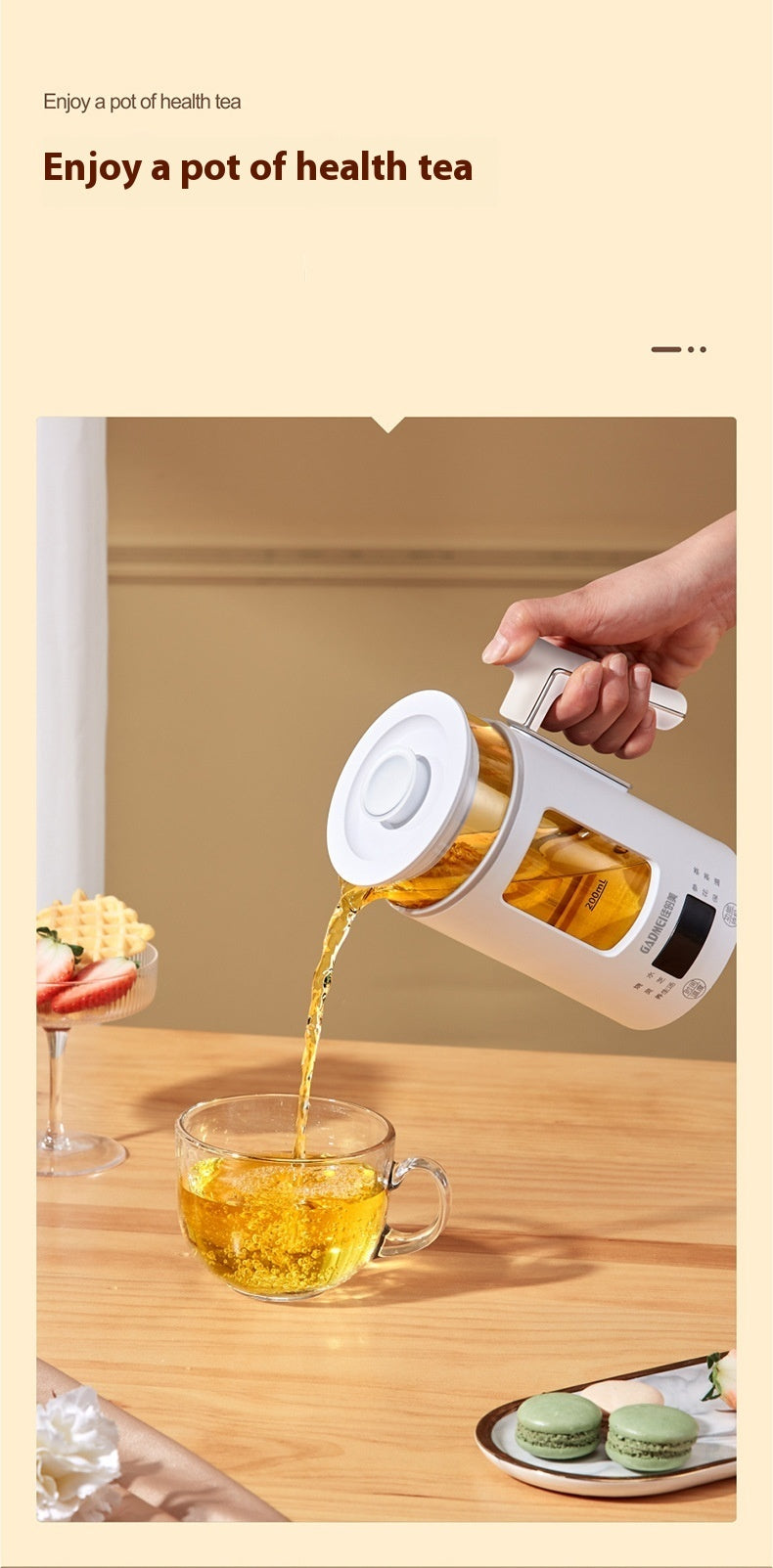 "Mini Health Pot – Portable Multi-Function Electric Kettle" 