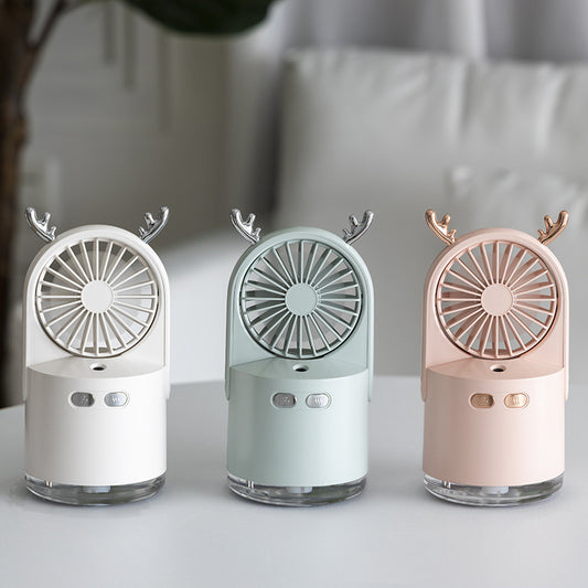 ‎"Charging Mini Electric Fan – Portable USB Rechargeable Cooler"