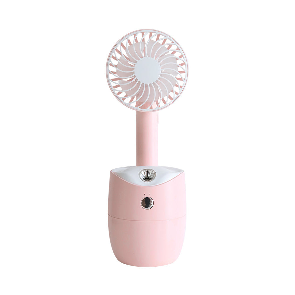 ‎"USB Mini Humidifier Fan – Portable 2-in-1 Cooler & Moisturizer" ‎