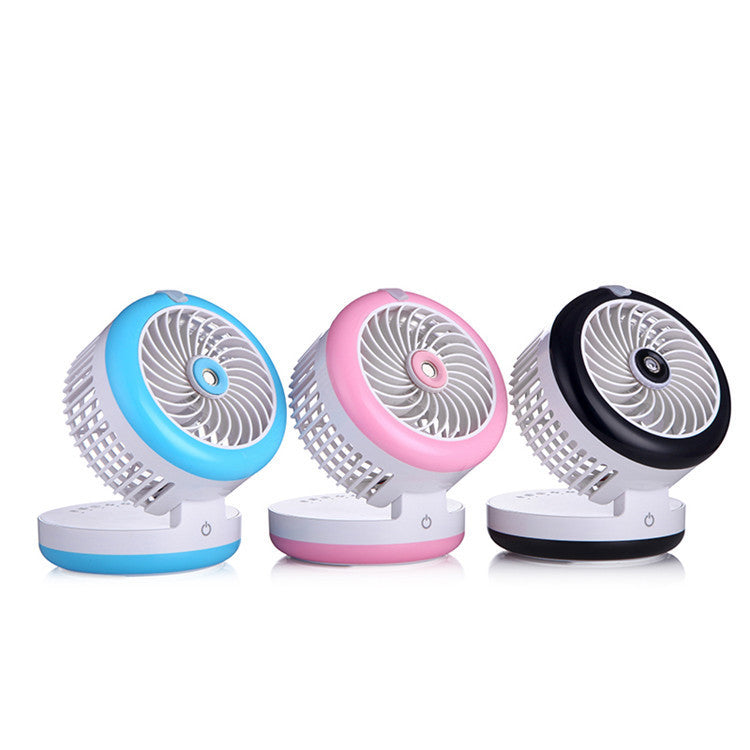 ‎"USB Mini Humidifier Fan – Portable 2-in-1 Cooler & Moisturizer" ‎