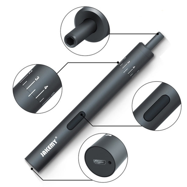 ‎"Pen-Type Mini Electric Screwdriver Set – USB Rechargeable" ‎