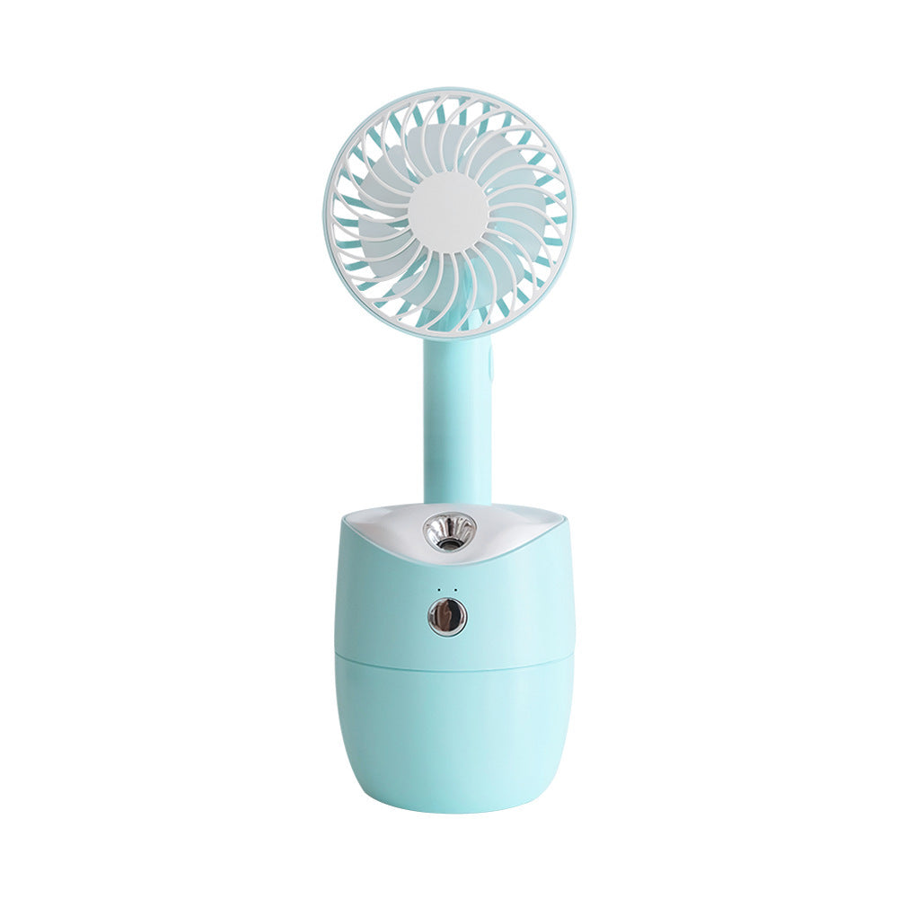 ‎"USB Mini Humidifier Fan – Portable 2-in-1 Cooler & Moisturizer" ‎